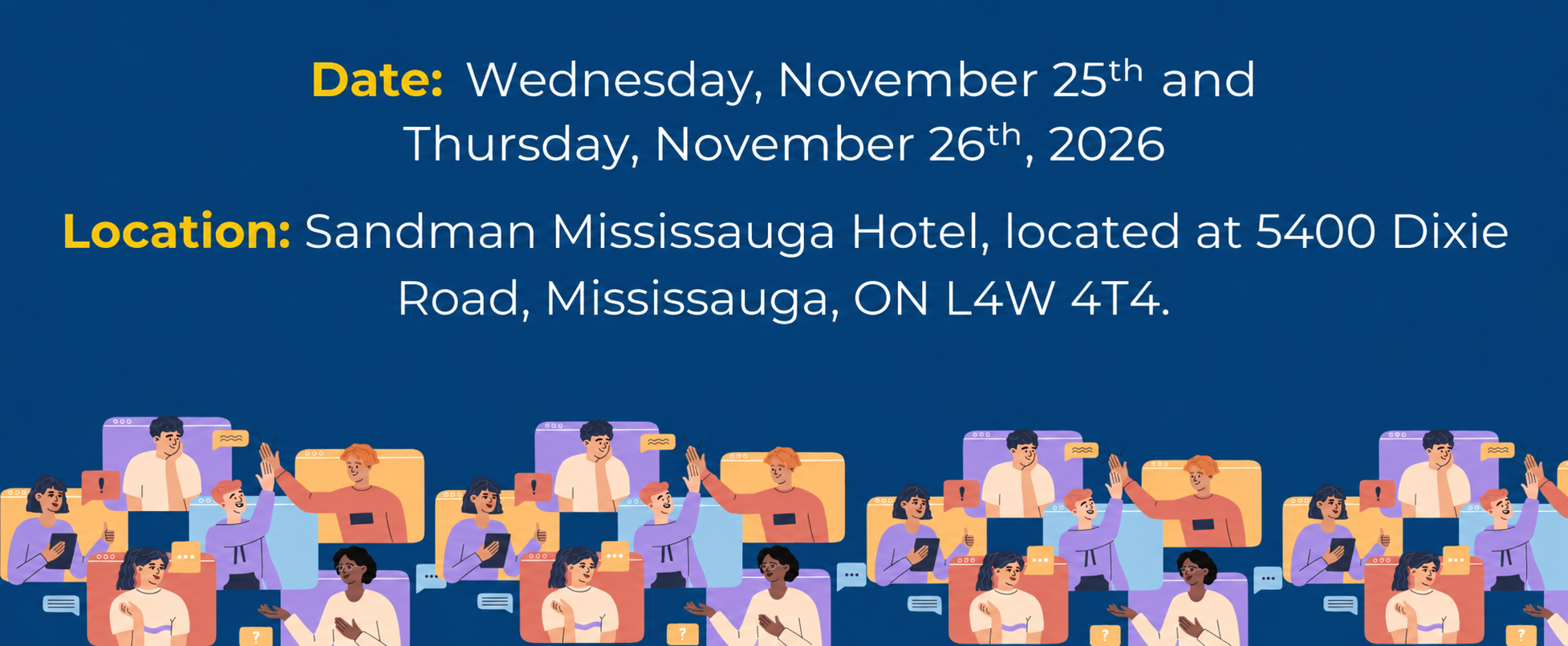 Virtual Conference Announcement Banner